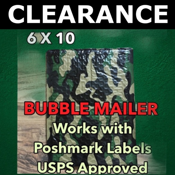 Other - 9 6X10 Camouflage Camo Bubble Mailers PRICE FIRM